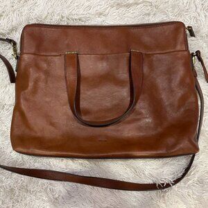 Fossil Leather Laptop Bag